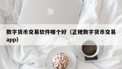 数字货币交易软件哪个好（正规数字货币交易app）