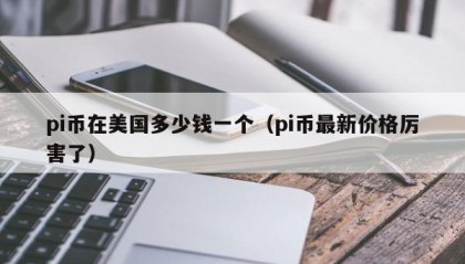 pi币在美国多少钱一个（pi币最新价格厉害了）